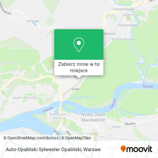 Mapa Auto-Opaliński Sylwester Opaliński