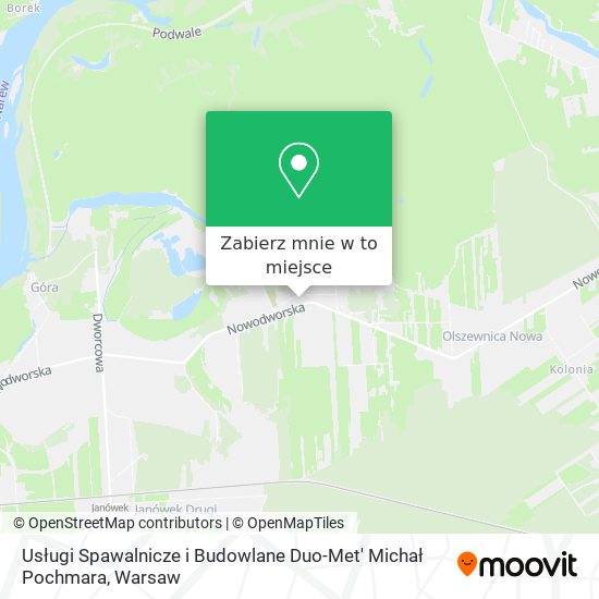 Mapa Usługi Spawalnicze i Budowlane Duo-Met' Michał Pochmara