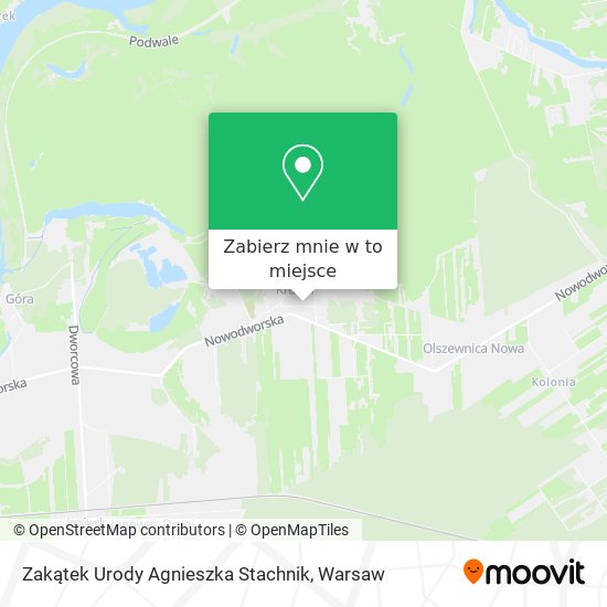 Mapa Zakątek Urody Agnieszka Stachnik