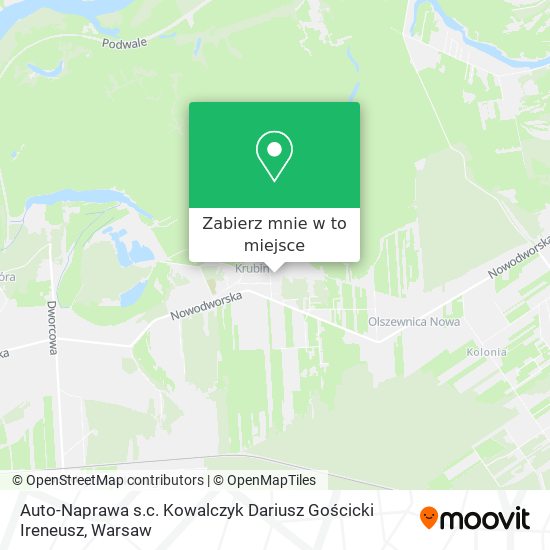 Mapa Auto-Naprawa s.c. Kowalczyk Dariusz Gościcki Ireneusz