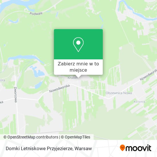 Mapa Domki Letniskowe Przyjezierze