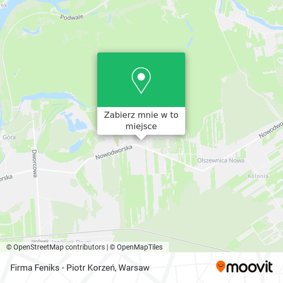 Mapa Firma Feniks - Piotr Korzeń