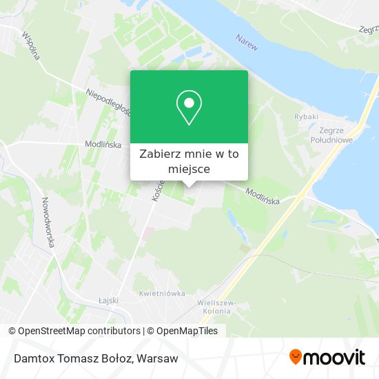 Mapa Damtox Tomasz Bołoz