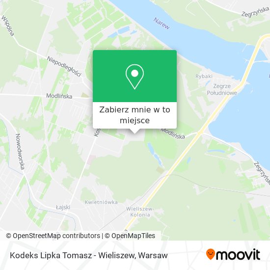 Mapa Kodeks Lipka Tomasz - Wieliszew