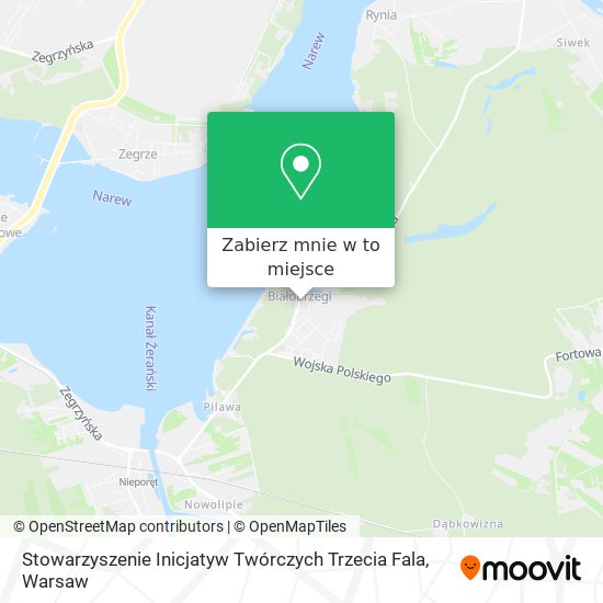 Mapa Stowarzyszenie Inicjatyw Twórczych Trzecia Fala