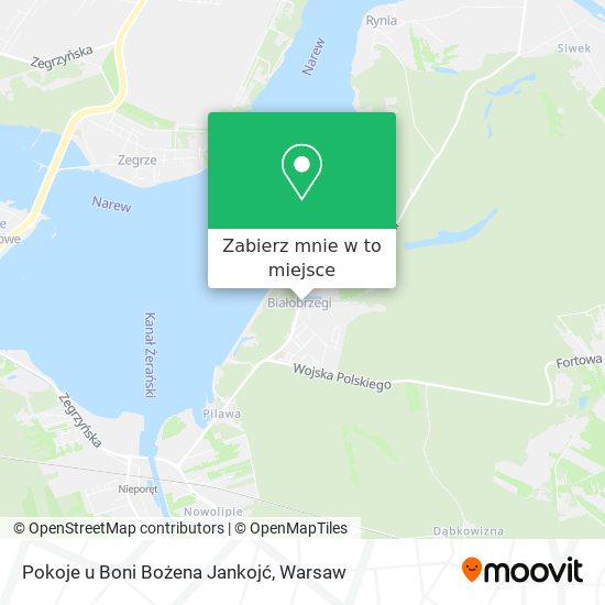 Mapa Pokoje u Boni Bożena Jankojć