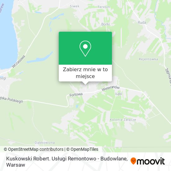 Mapa Kuskowski Robert. Usługi Remontowo - Budowlane