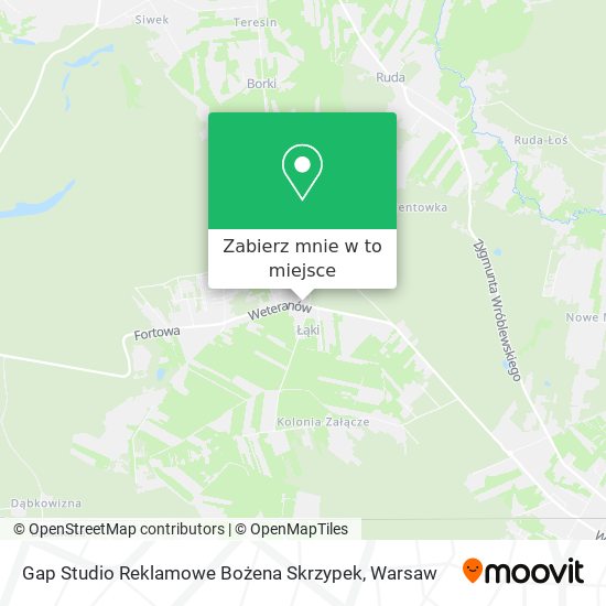 Mapa Gap Studio Reklamowe Bożena Skrzypek