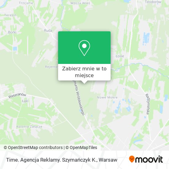 Mapa Time. Agencja Reklamy. Szymańczyk K.