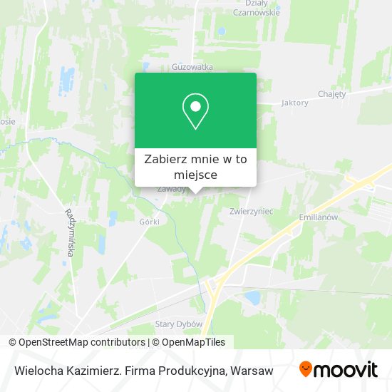 Mapa Wielocha Kazimierz. Firma Produkcyjna