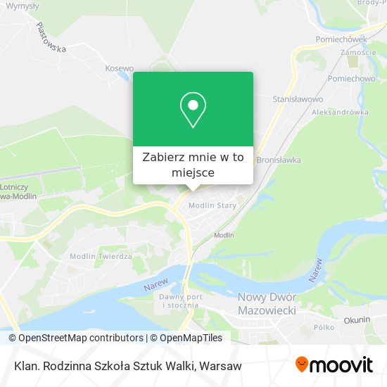 Mapa Klan. Rodzinna Szkoła Sztuk Walki