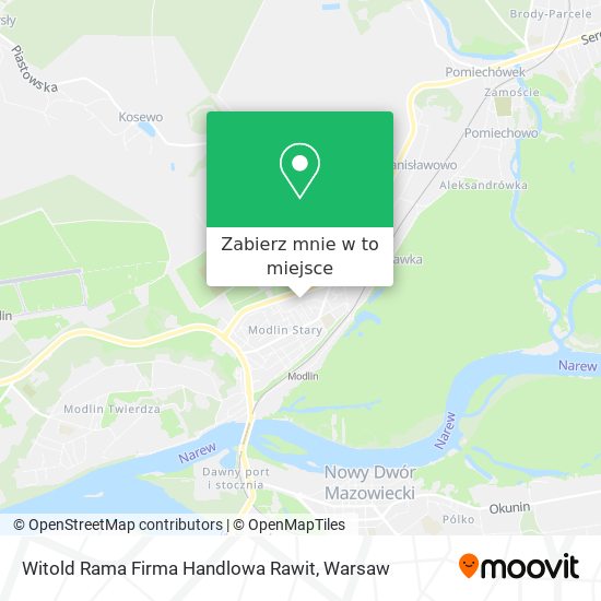 Mapa Witold Rama Firma Handlowa Rawit