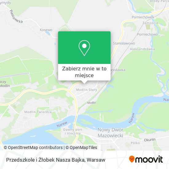 Mapa Przedszkole i Żłobek Nasza Bajka