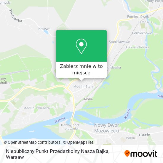 Mapa Niepubliczny Punkt Przedszkolny Nasza Bajka