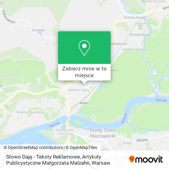 Mapa Słowo Daję - Teksty Reklamowe, Artykuły Publicystyczne Małgorzata Malzahn