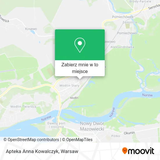 Mapa Apteka Anna Kowalczyk