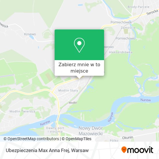 Mapa Ubezpieczenia Max Anna Frej