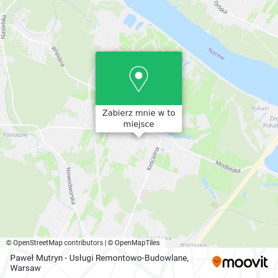 Mapa Paweł Mutryn - Usługi Remontowo-Budowlane