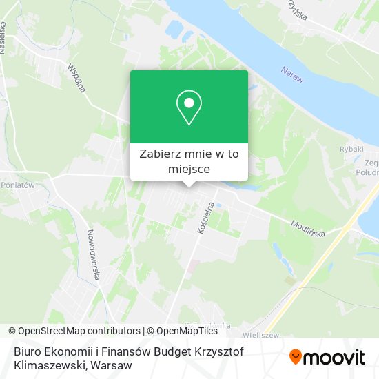 Mapa Biuro Ekonomii i Finansów Budget Krzysztof Klimaszewski