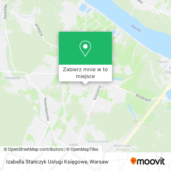 Mapa Izabella Stańczyk Usługi Księgowe