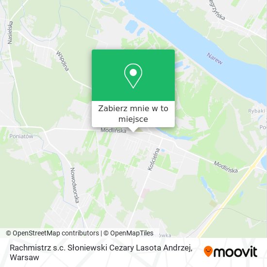 Mapa Rachmistrz s.c. Słoniewski Cezary Lasota Andrzej