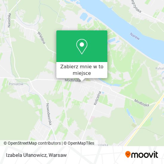 Mapa Izabela Ułanowicz