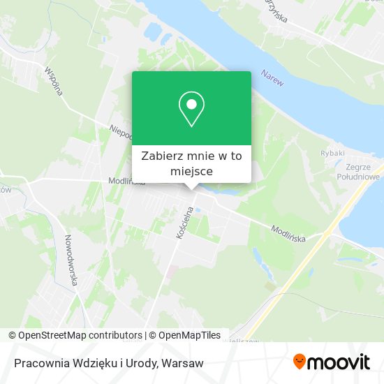 Mapa Pracownia Wdzięku i Urody