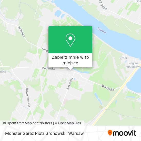 Mapa Monster Garaż Piotr Gronowski