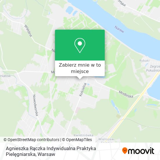 Mapa Agnieszka Rączka Indywidualna Praktyka Pielęgniarska