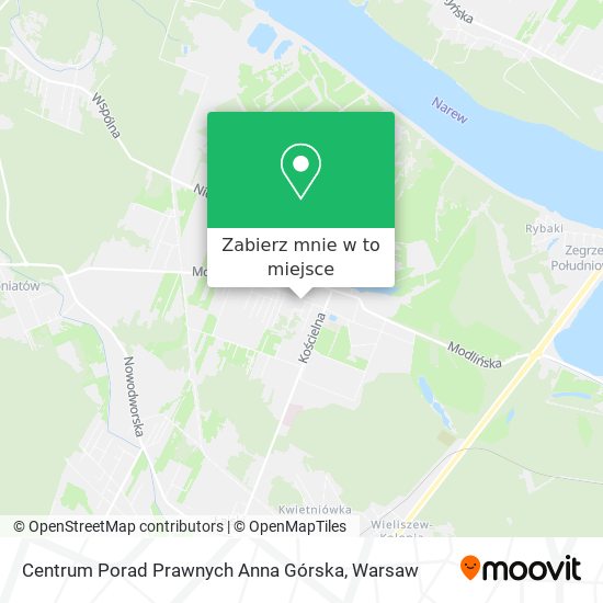 Mapa Centrum Porad Prawnych Anna Górska