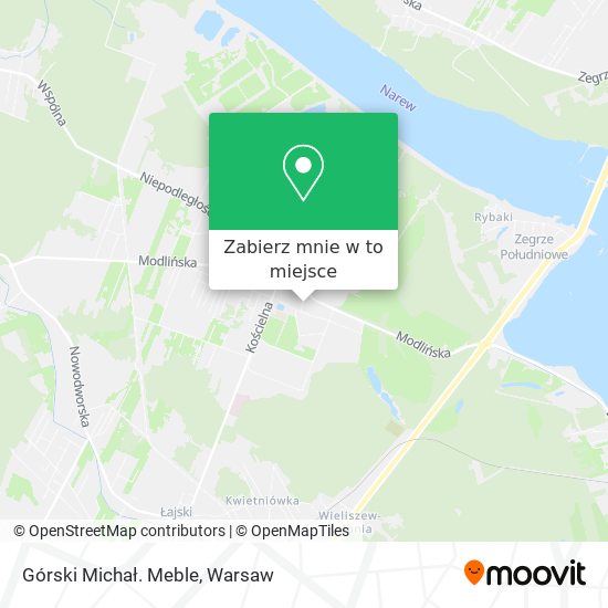 Mapa Górski Michał. Meble