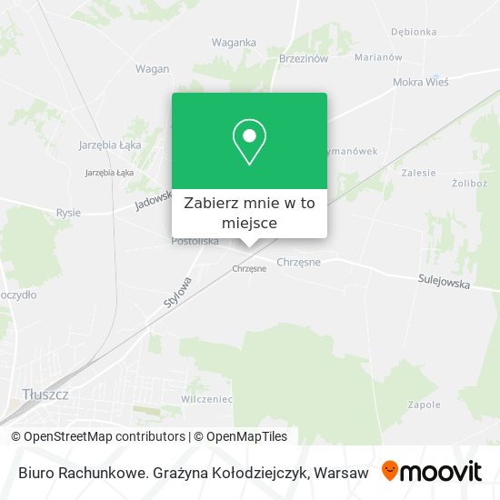 Mapa Biuro Rachunkowe. Grażyna Kołodziejczyk