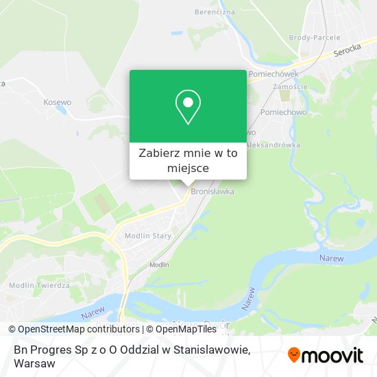 Mapa Bn Progres Sp z o O Oddzial w Stanislawowie