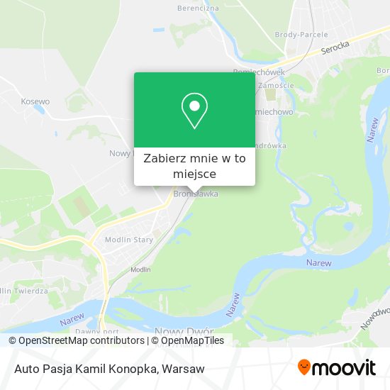 Mapa Auto Pasja Kamil Konopka