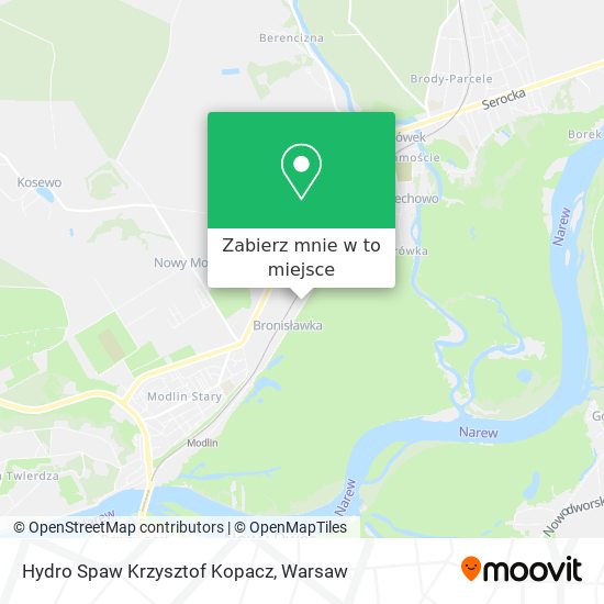 Mapa Hydro Spaw Krzysztof Kopacz