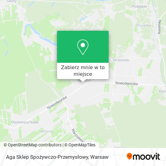 Mapa Aga Sklep Spożywczo-Przemysłowy