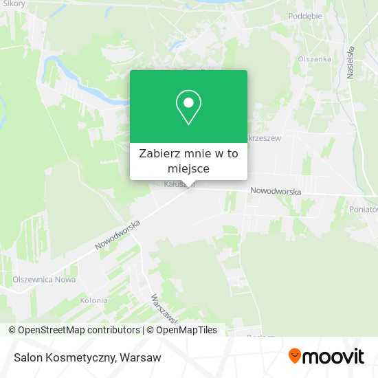 Mapa Salon Kosmetyczny