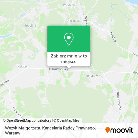 Mapa Wężyk Małgorzata. Kancelaria Radcy Prawnego