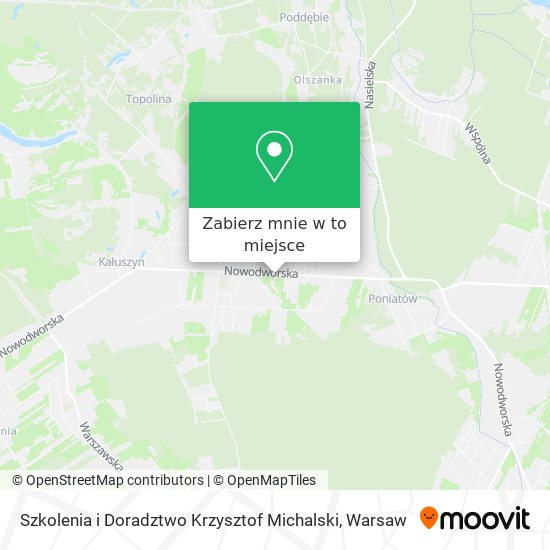 Mapa Szkolenia i Doradztwo Krzysztof Michalski