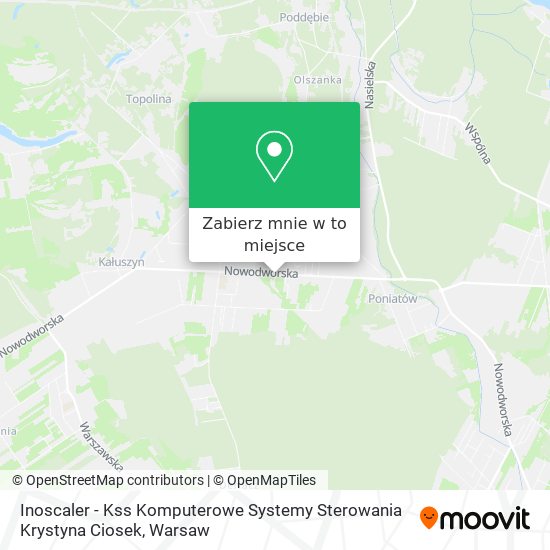 Mapa Inoscaler - Kss Komputerowe Systemy Sterowania Krystyna Ciosek