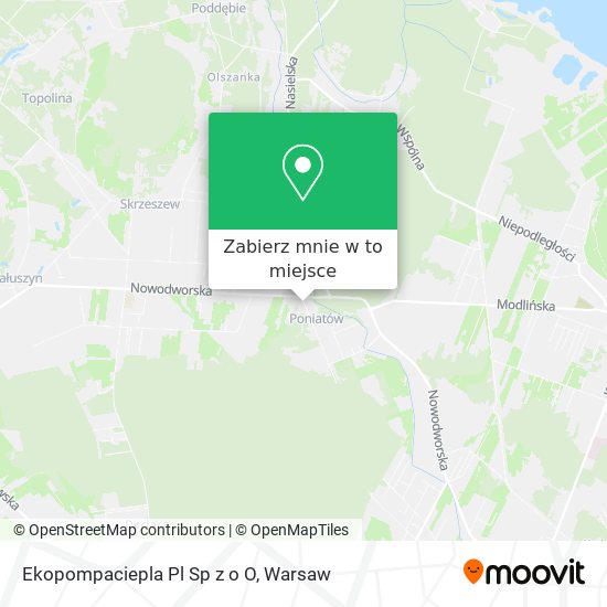 Mapa Ekopompaciepla Pl Sp z o O