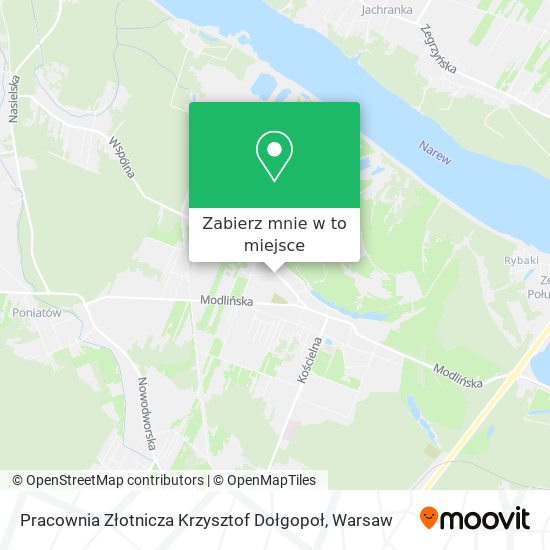 Mapa Pracownia Złotnicza Krzysztof Dołgopoł