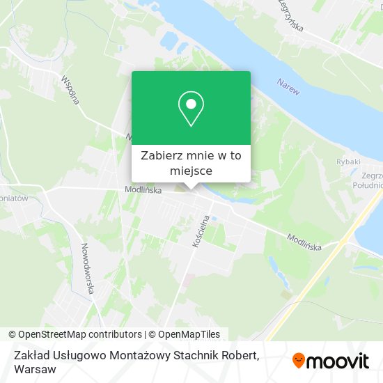 Mapa Zakład Usługowo Montażowy Stachnik Robert