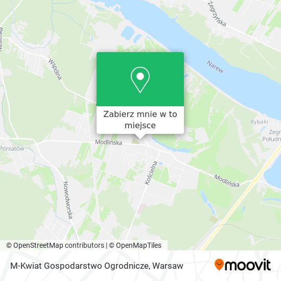 Mapa M-Kwiat Gospodarstwo Ogrodnicze