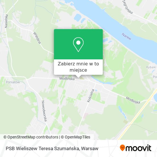 Mapa PSB Wieliszew Teresa Szumańska