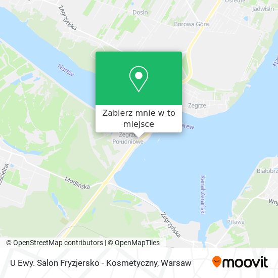 Mapa U Ewy. Salon Fryzjersko - Kosmetyczny