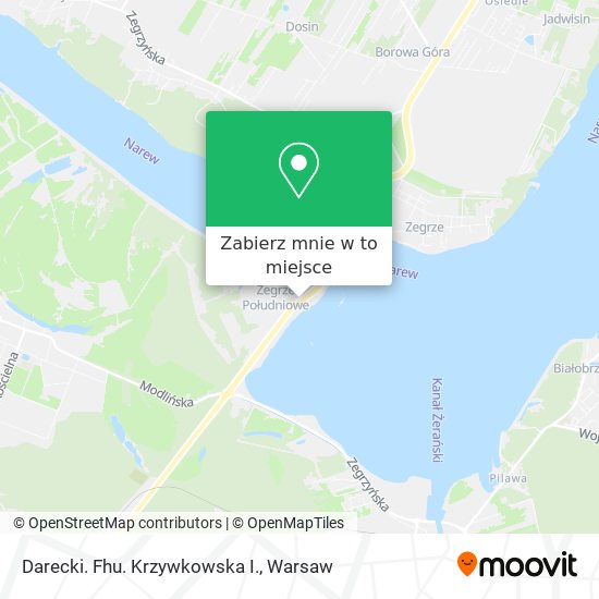 Mapa Darecki. Fhu. Krzywkowska I.