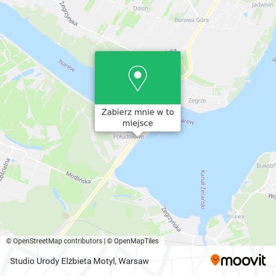 Mapa Studio Urody Elżbieta Motyl