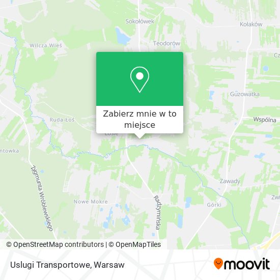 Mapa Uslugi Transportowe