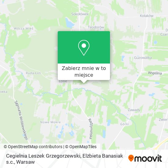 Mapa Cegielnia Leszek Grzegorzewski, Elżbieta Banasiak s.c.